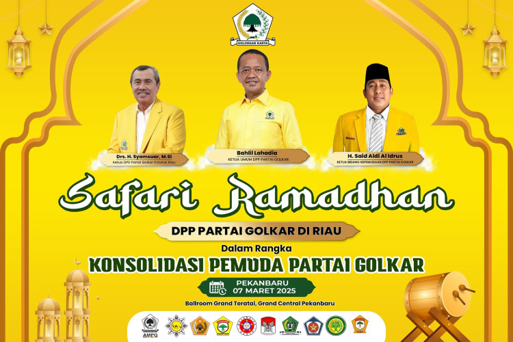 Gelar Buka Bersama Jumat Besok, DPD Golkar Riau Tekankan Pentingnya Silaturahmi dan Komunikasi Efektif Sesama Kader